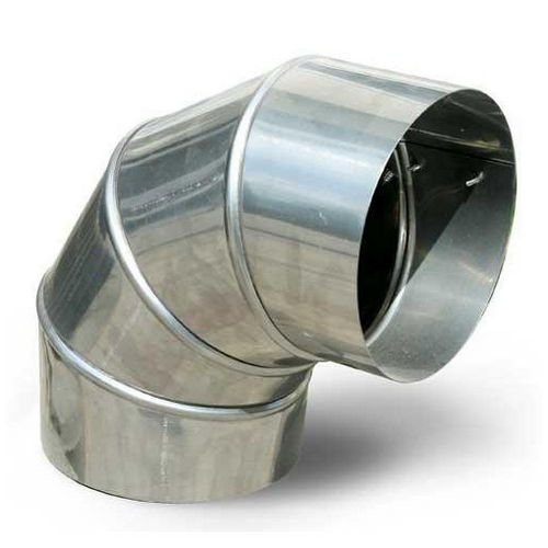 Колено для дымохода нержавеющая сталь 1 мм D150 угол 135 градусов